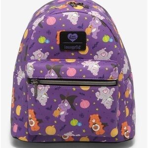 NWT Loungefly Halloween Care Bear Mini Backpack